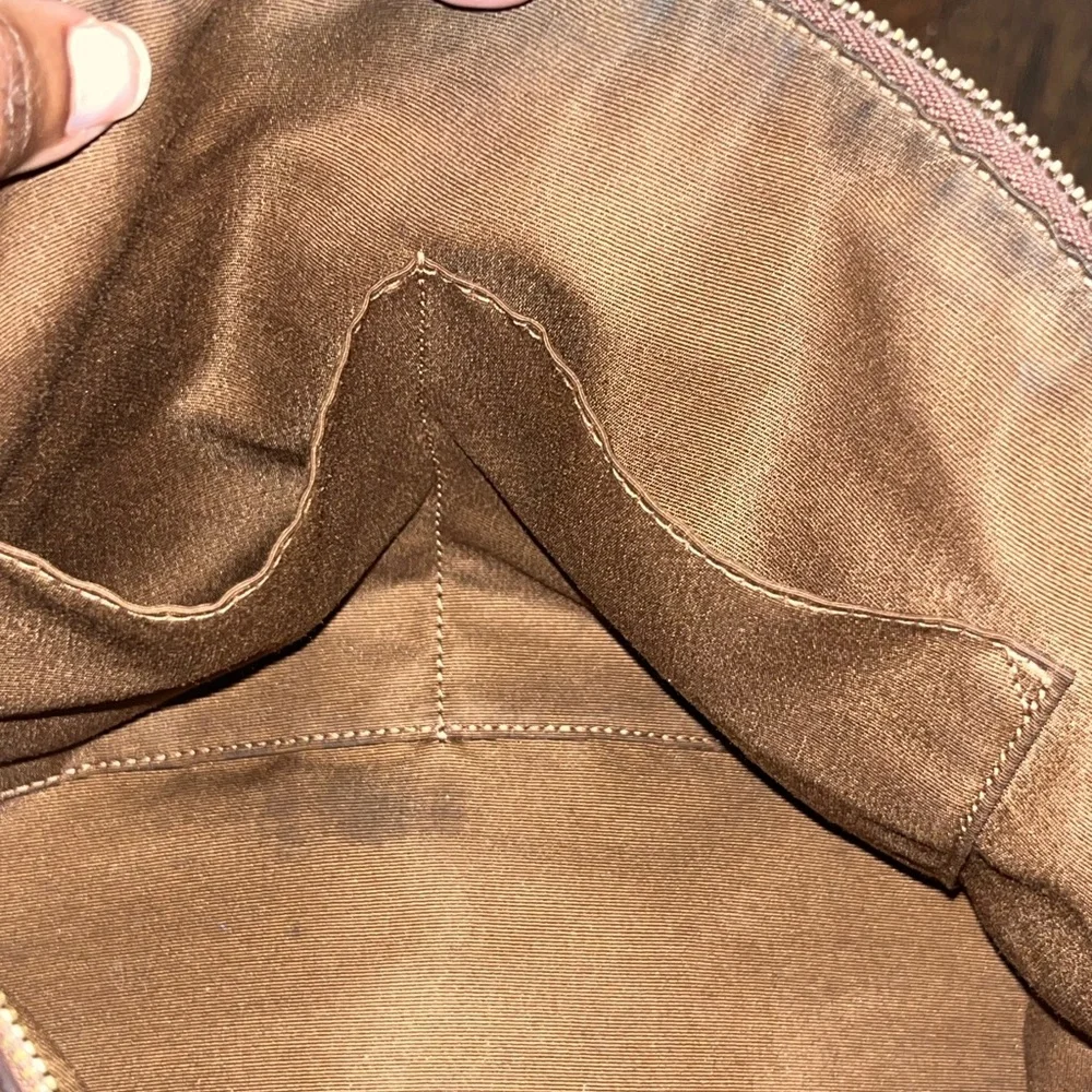 EUC Coach Small Kelsey Satchel (F28993) in Brown Pebbled Leather